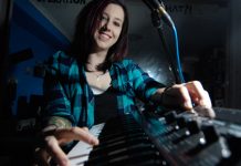 Sarah Armstrong pumps up the volume As a guitarist, drummer and occasional bassist, Sarah Armstrong thought she would always play in alternative rock or metal bands.