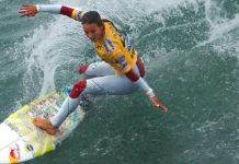 Legends of the surf Sally Fitzgibbons giving a peak performance at 2012’s Rip Curl Pro.